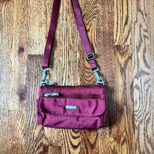 Baggallini Burgundy Crossbody Bag with Adjustable Strap